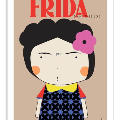 Kunstplakat - Frida - Ninasilla W16100-A3