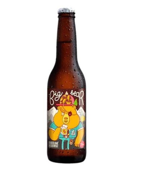 Barcelona Beer Company Big Bear Pale Ale Sin Gluten 33cl