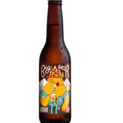 Barcelona Beer Company Big Bear Pale Ale Sin Gluten 33cl