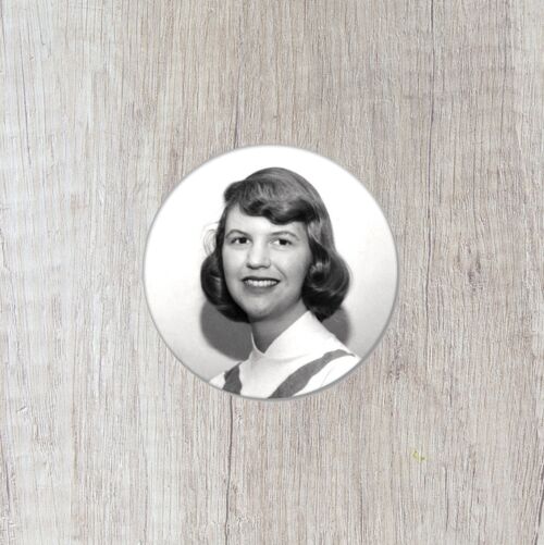 Sylvia Plath - Button