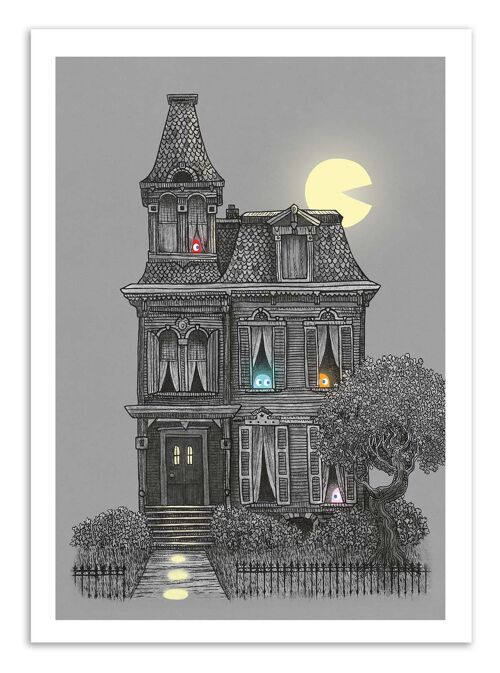 Art-Poster - Haunted by the 80's - Terry Fan W16118-A3