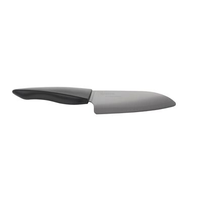 Cuchillo de cerámica KYOCERA Shin Black Santoku 140 mm