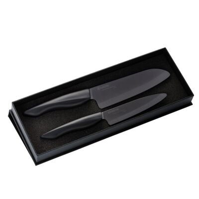 KYOCERA Geschenkset Keramikmesser Shin Black 110 + 160 mm