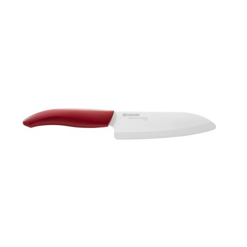 KYOCERA Coltello ceramica Gen Santoku 140 mm - Manico Rosso