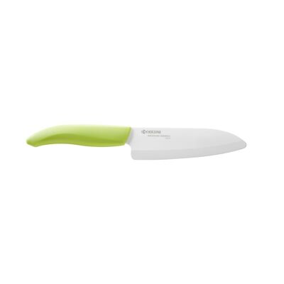 Cuchillo cerámico KYOCERA Gen Santoku 140 mm - Mango verde