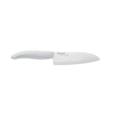 KYOCERA Gen Santoku ceramic knife 140 mm - White handle