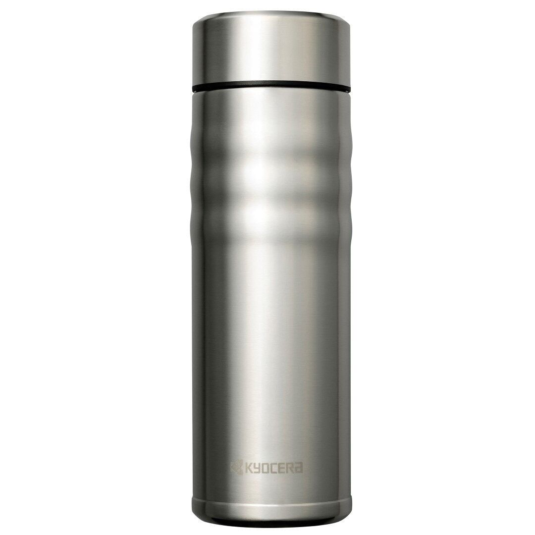 KYOCERA Twist Top Thermal Bottle 500ml - Stainless Steel