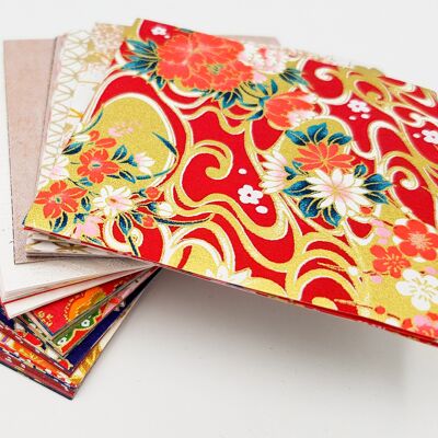 Blocco lotto 100 fogli di carta giapponese di Kyoto per piegare gli origami