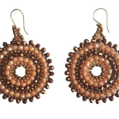 Ibiza earrings bronze