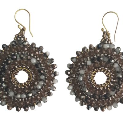 Ibiza earrings dark