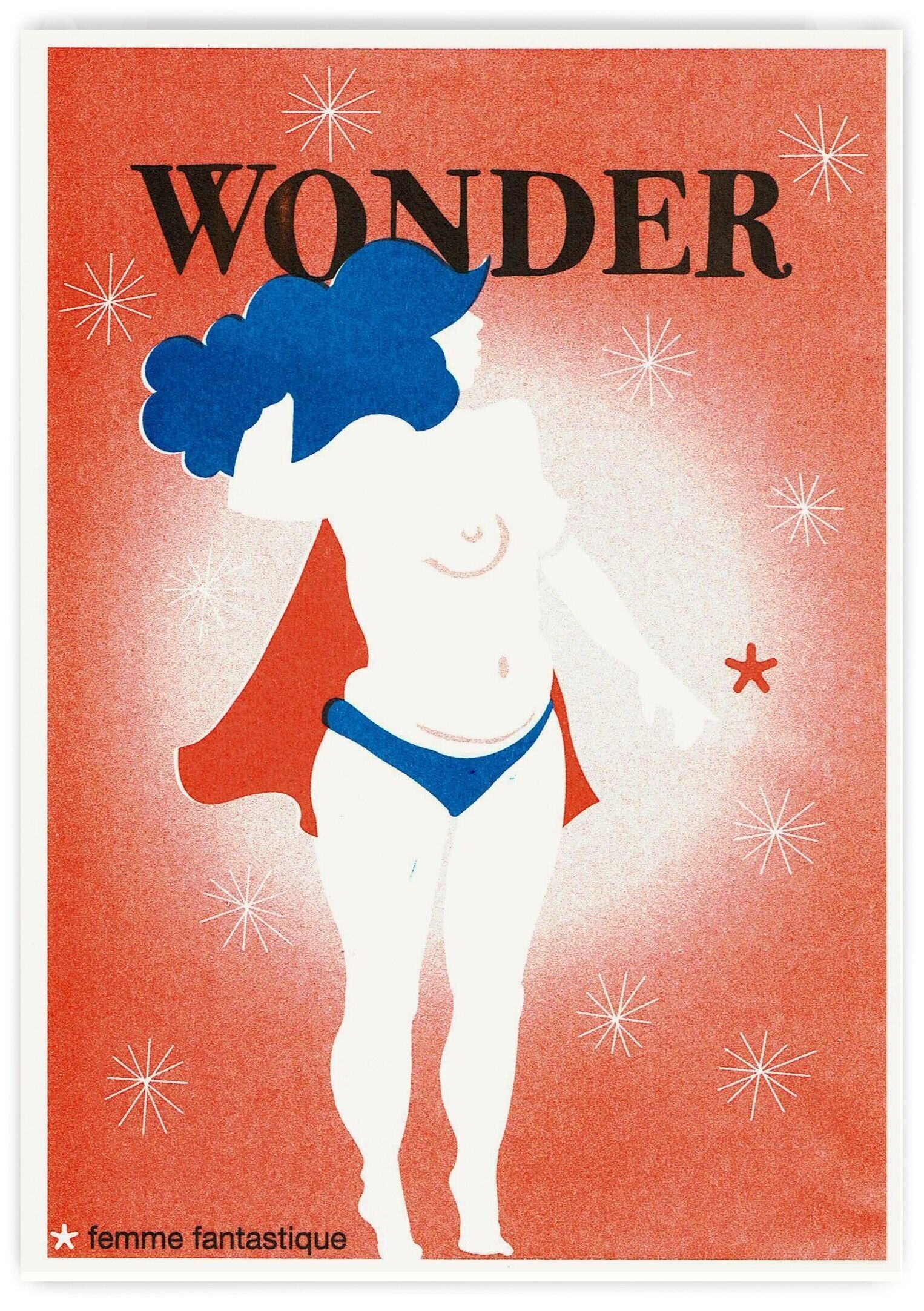 Biglietto A5 "DOLCI PAROLE" - DONNA FANTASTICA