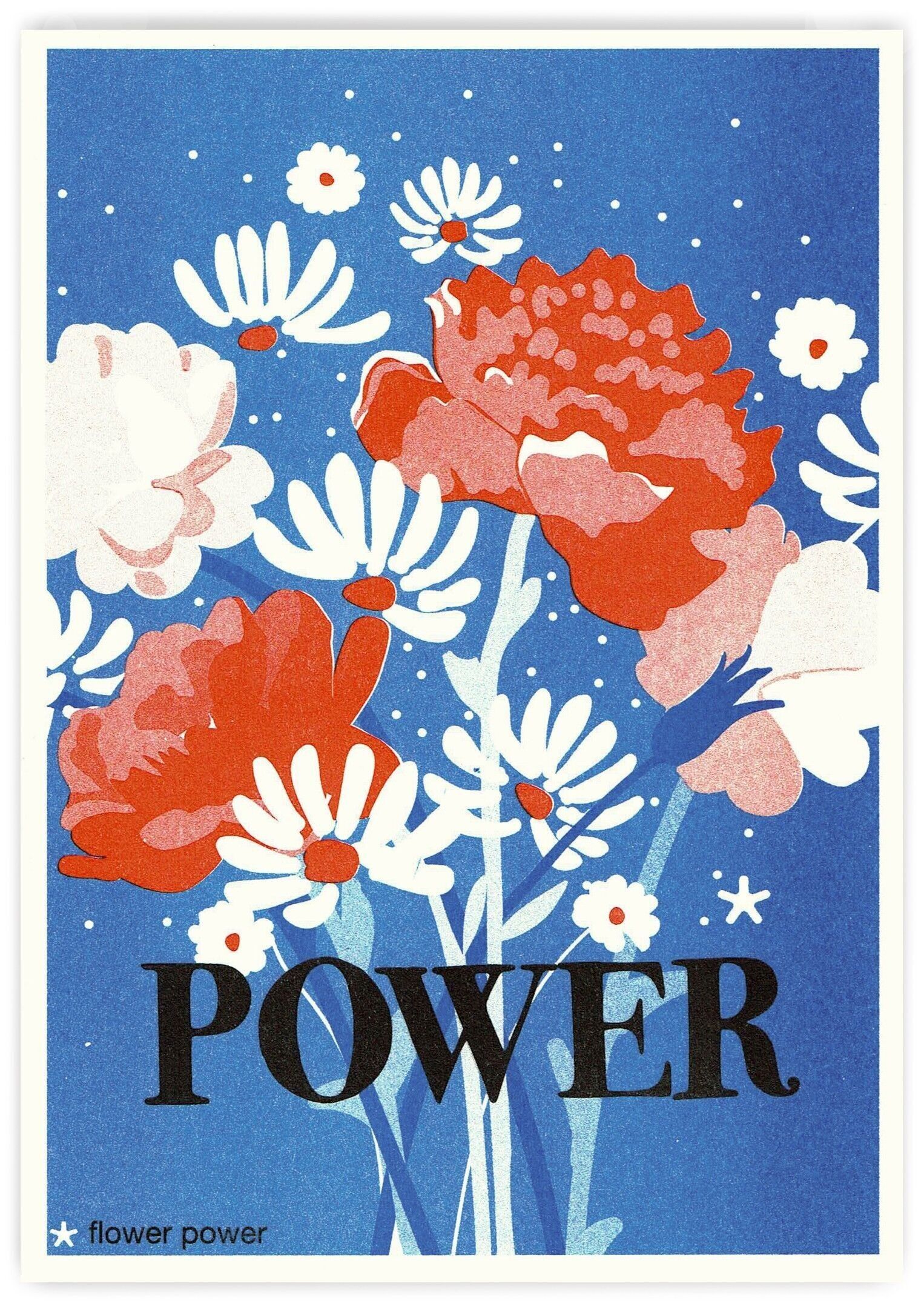 Biglietto A5 "DOLCI PAROLE" - FLOWER POWER