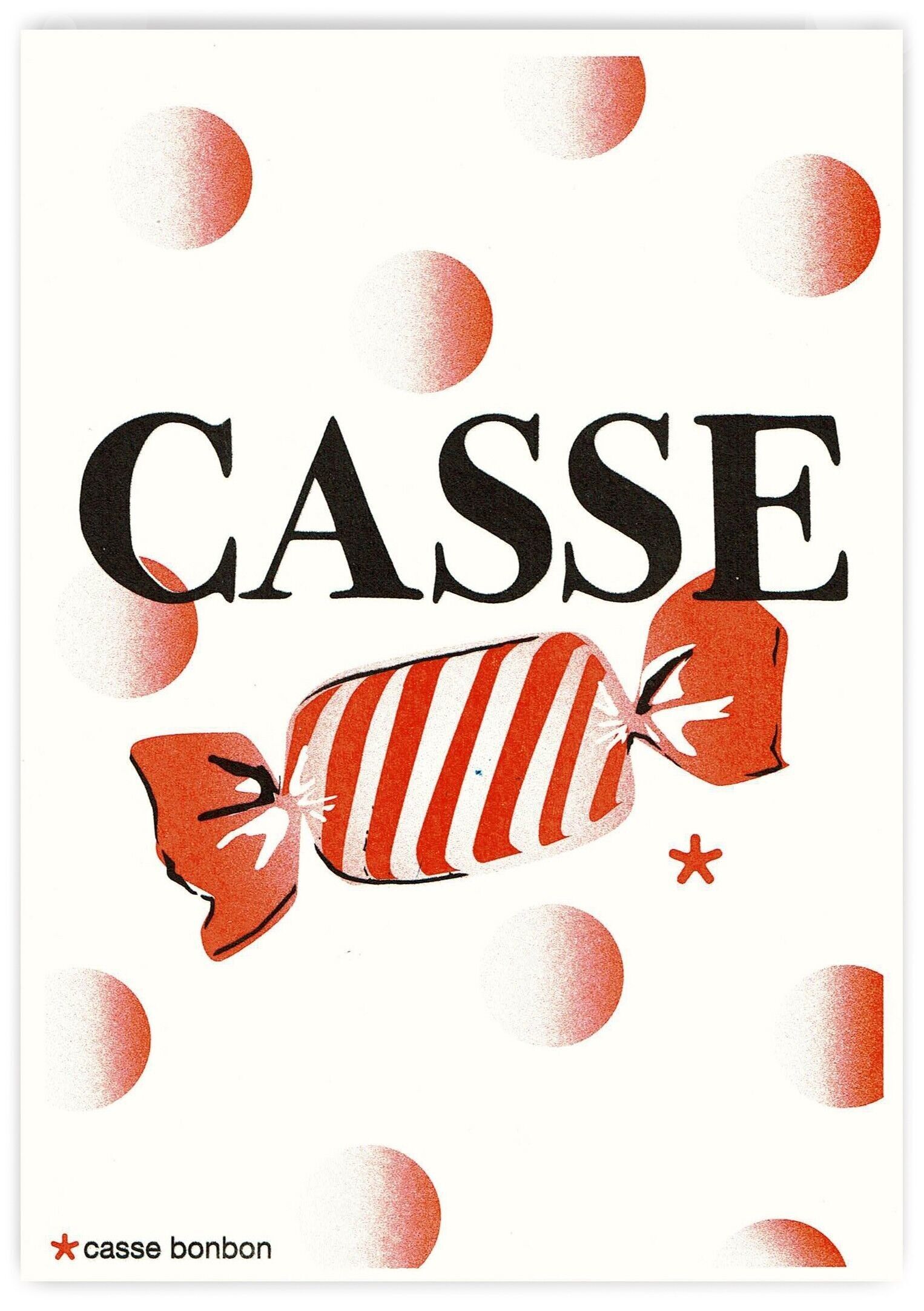 Biglietto A5 "DOLCI PAROLE" - CASSE BONBON