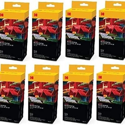 KODAK Photo Papers and Cartridges - 8 * PMC50 - 400 papers for Printer Printer MINI