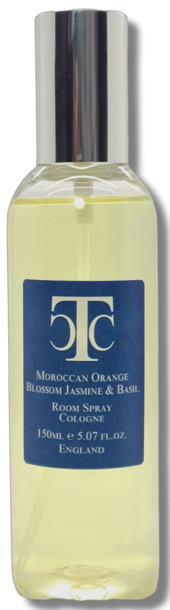 Parfum d'Ambiance Jasmin & Basilic Fleur d'Oranger du Maroc Cologne 150ml 2