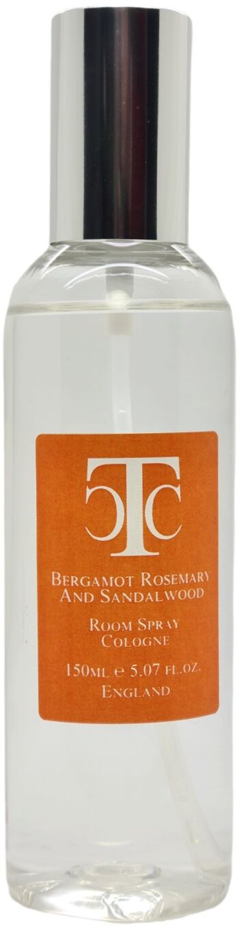 Parfum d'ambiance Bergamote Romarin Bois de Santal Cologne 150ml 2