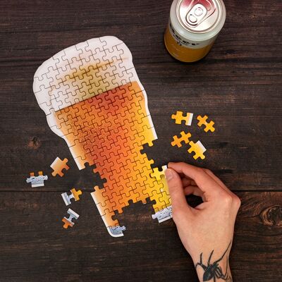 Beer puzzle lager