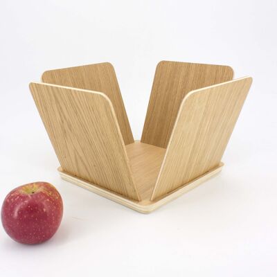 Fruit basket to assemble - La Corbeille (made in france) in oak plywood