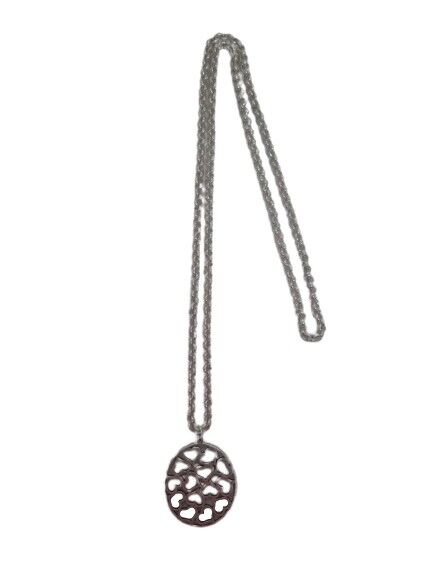 Collana a catena Rolo con cuori ovali