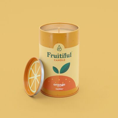 Fruit candles - orange