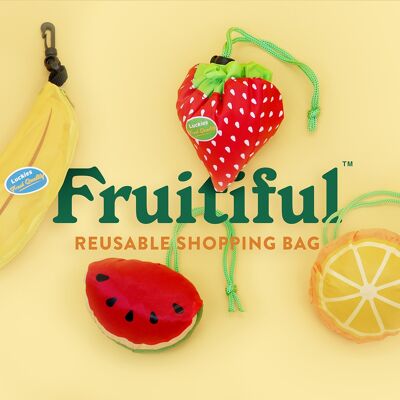 Fruit bags variety - includes pos - 6 each style