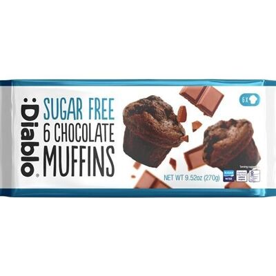 Diablo 6 SF Pack Muffin Al Cioccolato 45x6 270g
