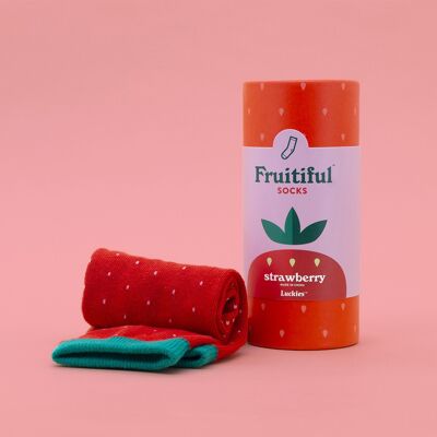 Fruit socks - strawberry