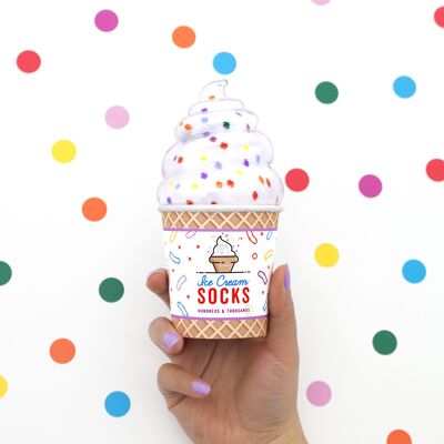 Ice cream socks hundreds & thousands