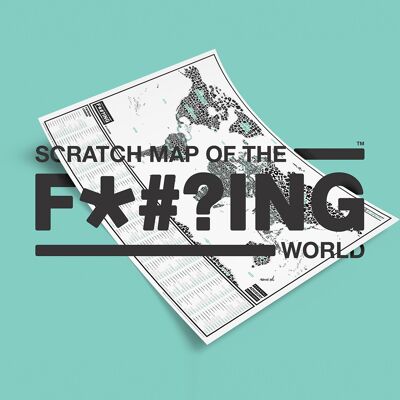Scratch map of the f*#?ing world