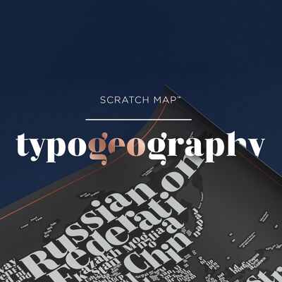 Scratch map - typogeography edition