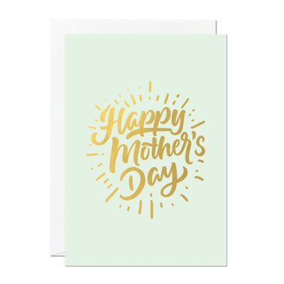 Feliz día de la madre (verde pálido)