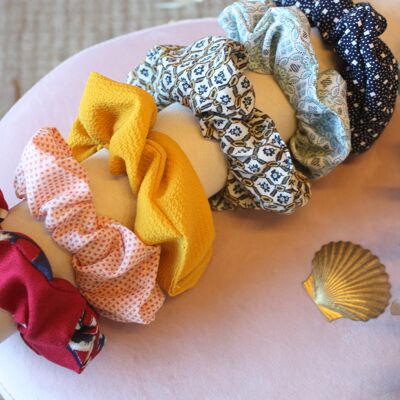 Lot de 10 chouchous /scrunchies upcyclés