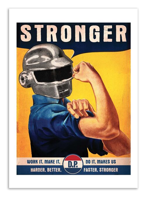 Art-Poster - Stronger - David Redon W16167-A3