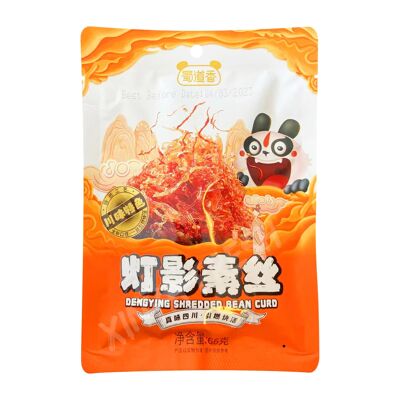 Sliced Spicy Vegetarian Meat - 66G (SHUDAOXIANG)