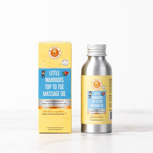 LITTLE WARRIORS TO TO TOE MASSAGE OIL