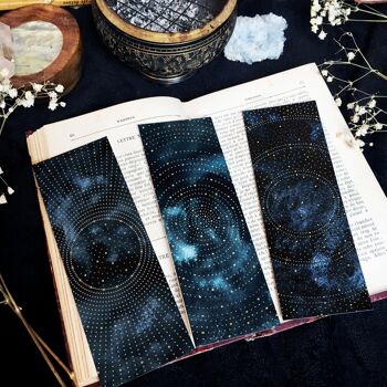 Marque-pages Célestes 1 -  bookmarks Witchy Celestial - marque pages lune signets 8