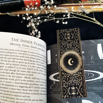 Marque-pages Célestes 1 -  bookmarks Witchy Celestial - marque pages lune signets 9