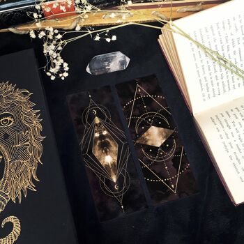 Marque-pages Spirituels Géométriques -  Witchy Celestial bookmarks - marque pages signets 4