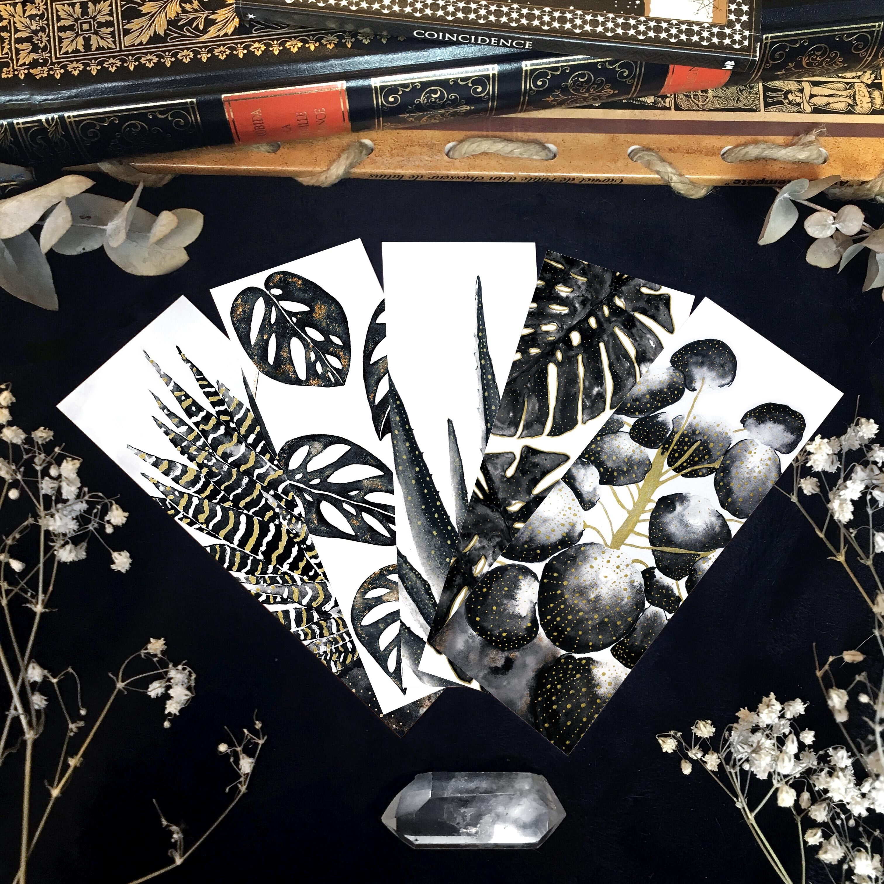 Marque-pages botaniques 2 -  botanical plant bookmarks - marque pages signets de plantes