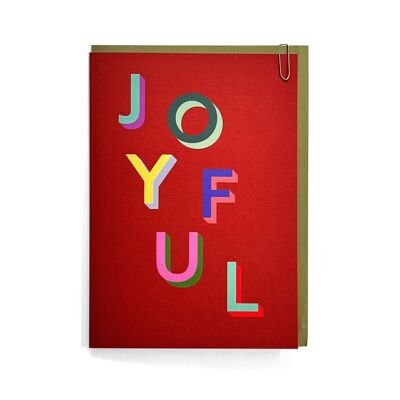 POP CHRISTMAS - 'JOYFUL' (Unit of 6)