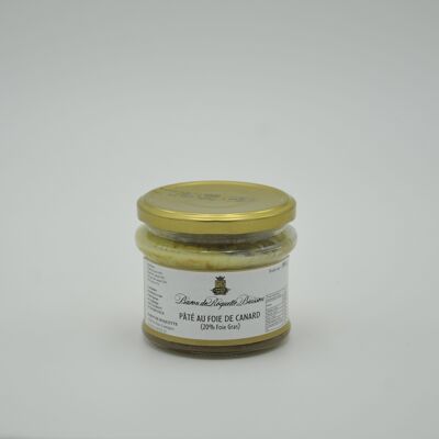 PATE DE CANARD AU FOIE GRAS VERRINE 180g