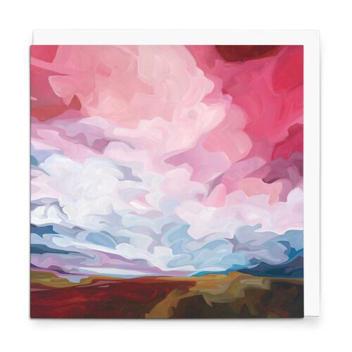 Art Greeting Card | Abstract sky painting | Neverending
