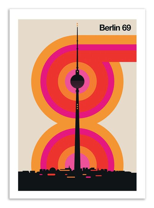 Art-Poster - Berlin 69 - Bo Lundberg W16236-A3