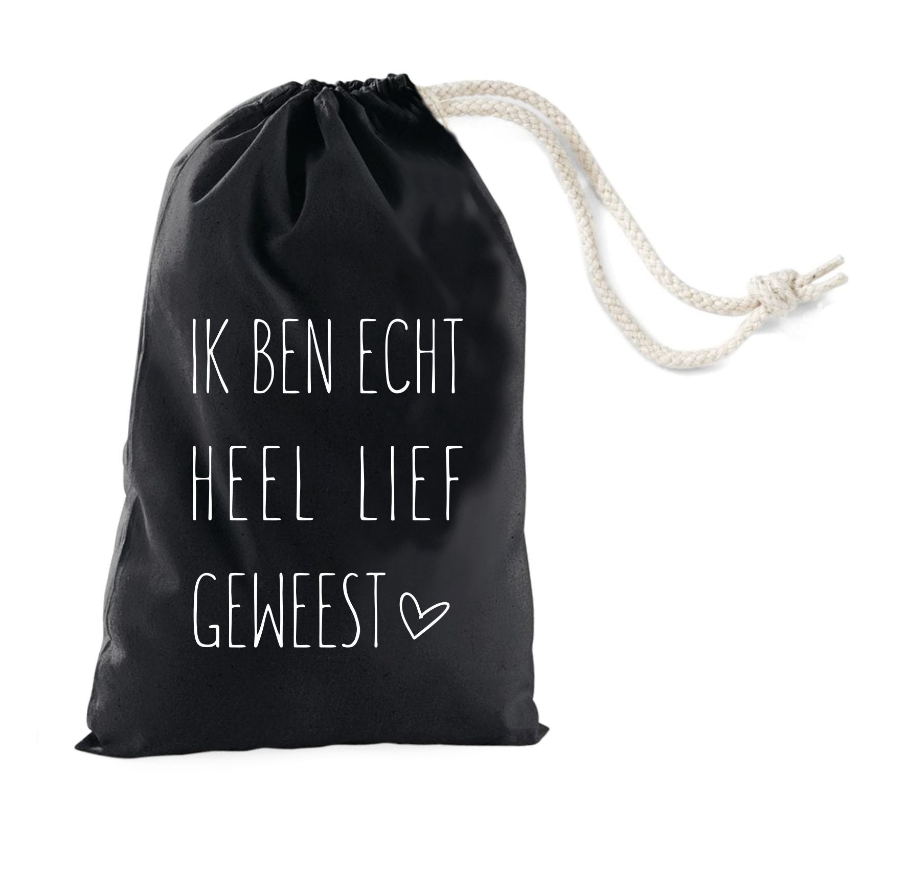 Borsa Peppernut 'be nice' nera