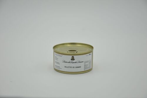 RILLETTES DE CANARD BOÎTE 180g