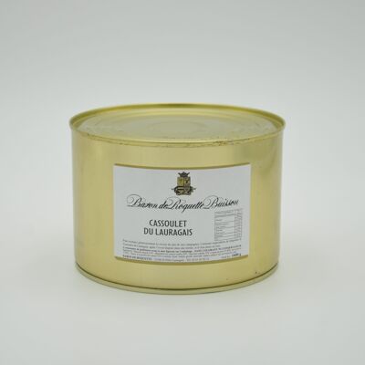 CASSOULETdu LAURAGAIS BOÎTE 1,6Kg (4/5parts)