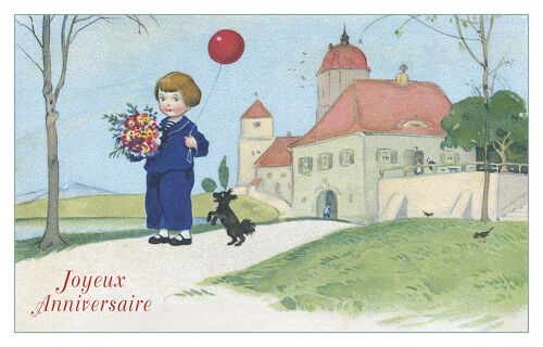 Carte postale ballon