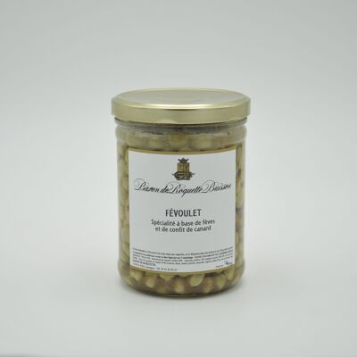 FEVOULET cassoulet aux fèves VERRINE 740g (2 parts)