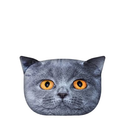 Coussin en forme de chat Leon Deko Bertoni L 30 x 45 cm.