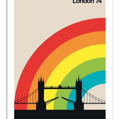 Art-Poster - London 74 - Bo Lundberg W16239